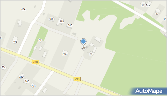 Kowala, Kowala, 28, mapa Kowala