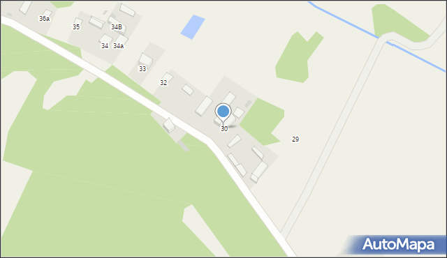 Kowala, Kowala, 30A, mapa Kowala