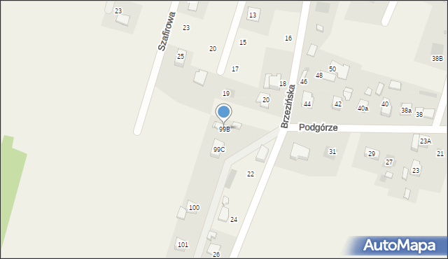 Kowala, Kowala, 99B, mapa Kowala