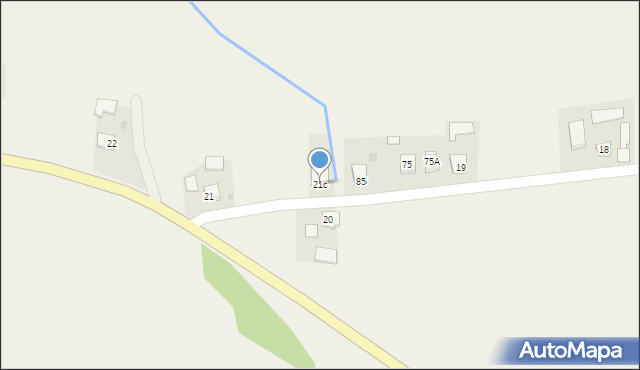 Kowala, Kowala, 21c, mapa Kowala