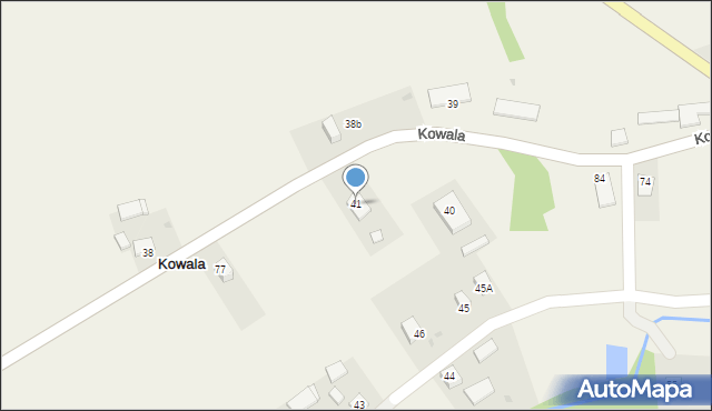 Kowala, Kowala, 41, mapa Kowala