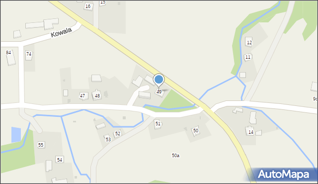 Kowala, Kowala, 49, mapa Kowala