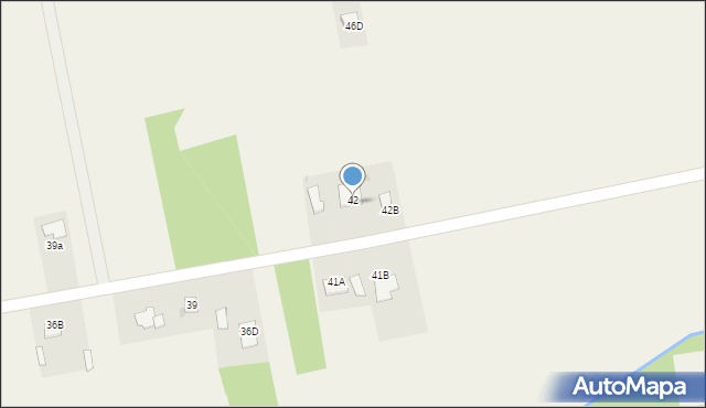 Kowala-Kolonia, Kowala-Kolonia, 42A, mapa Kowala-Kolonia