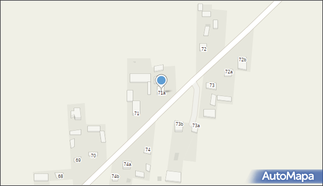 Kowala Pierwsza, Kowala Pierwsza, 71a, mapa Kowala Pierwsza
