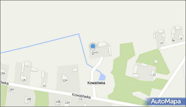 Kowala-Stępocina, Kowalówka, 12, mapa Kowala-Stępocina