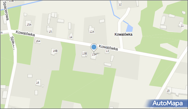 Kowala-Stępocina, Kowalówka, 13A, mapa Kowala-Stępocina