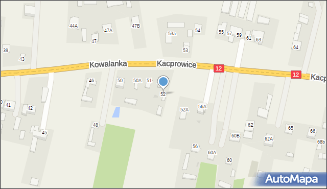 Kowalanka, Kowalanka, 52, mapa Kowalanka