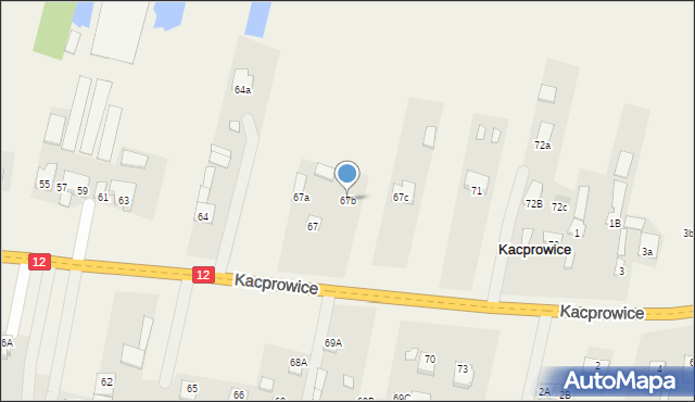 Kowalanka, Kowalanka, 67b, mapa Kowalanka