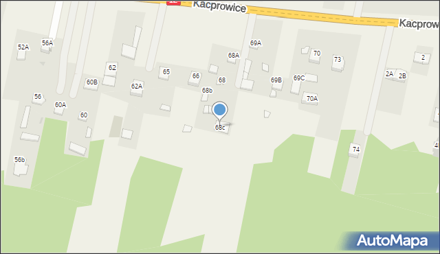 Kowalanka, Kowalanka, 68c, mapa Kowalanka