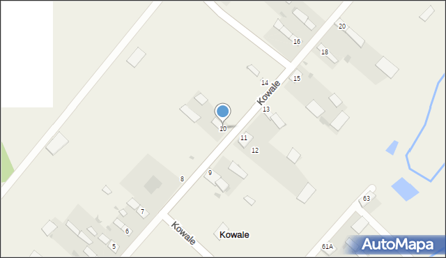 Kowale, Kowale, 10, mapa Kowale