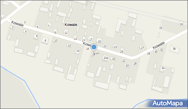 Kowale, Kowale, 18, mapa Kowale