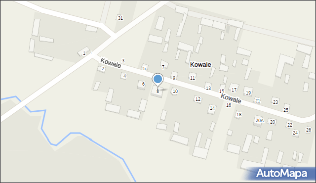 Kowale, Kowale, 8, mapa Kowale