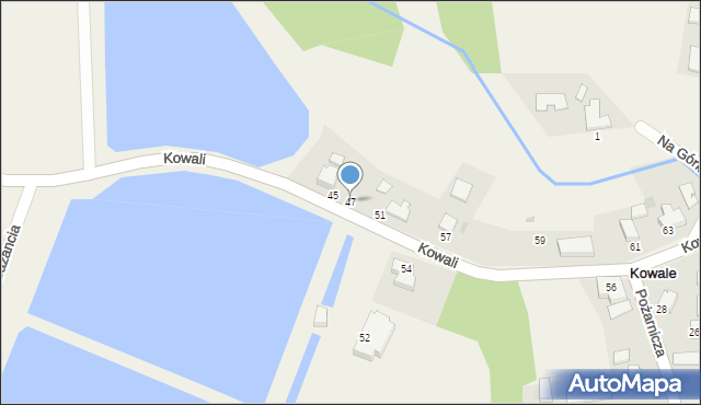 Kowale, Kowali, 47, mapa Kowale