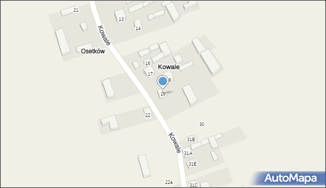 Kowale, Kowale, 19, mapa Kowale