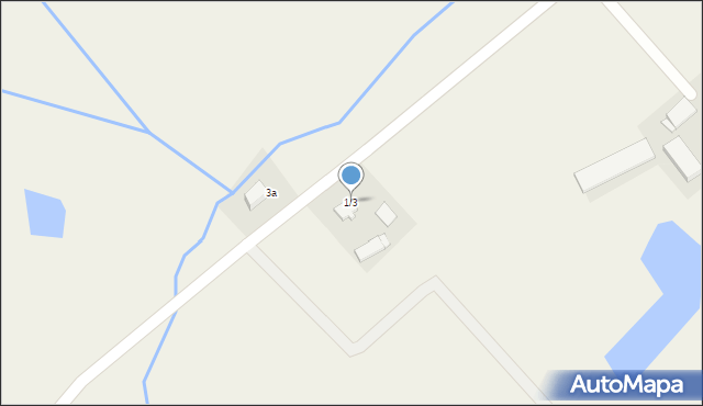 Kowale Oleckie, Kolonie I, 1/3, mapa Kowale Oleckie