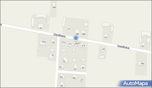 Kowale Pańskie-Kolonia, Kowale Pańskie-Kolonia, 47b, mapa Kowale Pańskie-Kolonia