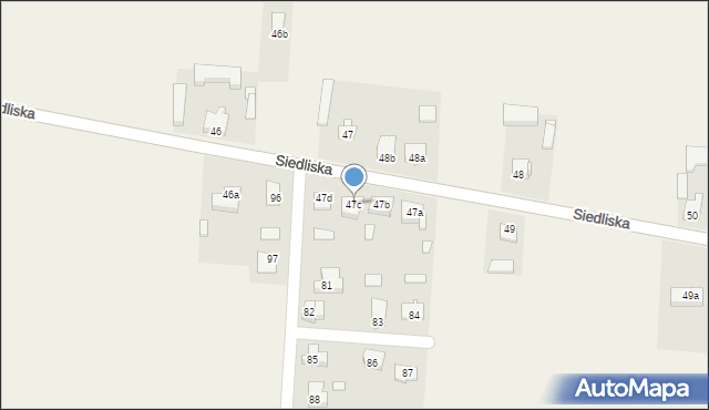 Kowale Pańskie-Kolonia, Kowale Pańskie-Kolonia, 47c, mapa Kowale Pańskie-Kolonia