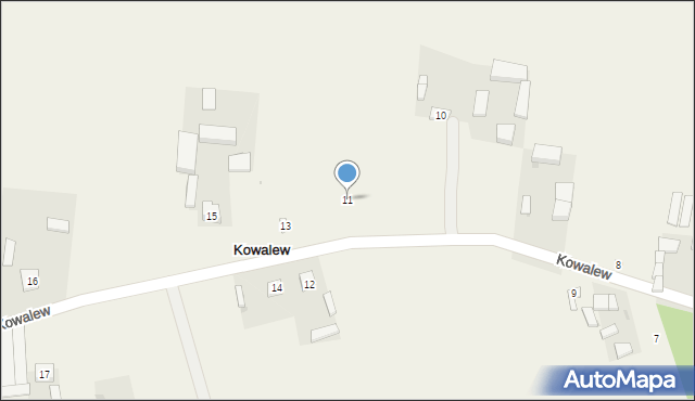 Kowalew, Kowalew, 11, mapa Kowalew