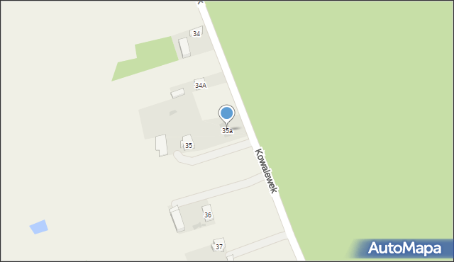 Kowalewek, Kowalewek, 35a, mapa Kowalewek