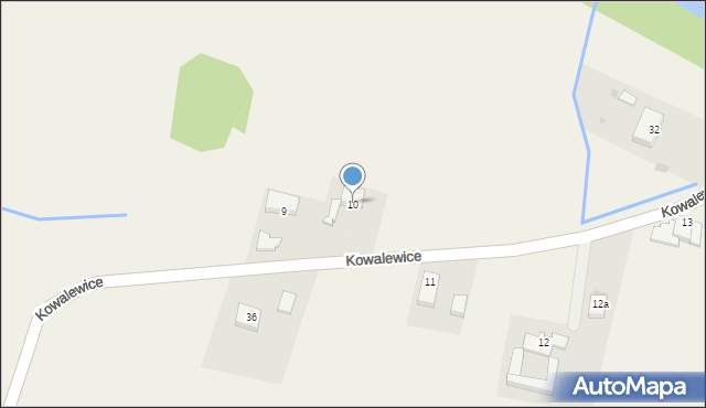 Kowalewice, Kowalewice, 10, mapa Kowalewice