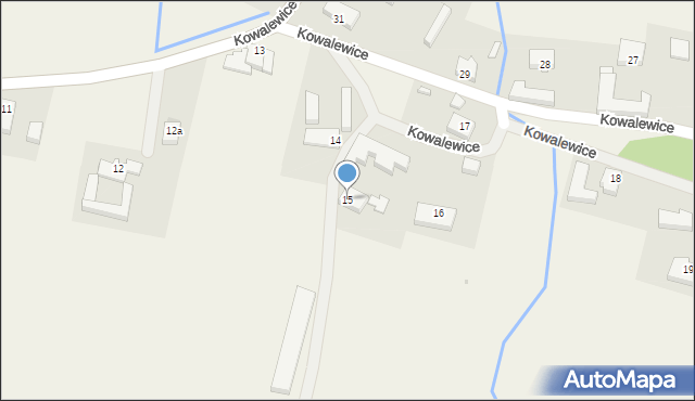Kowalewice, Kowalewice, 15, mapa Kowalewice
