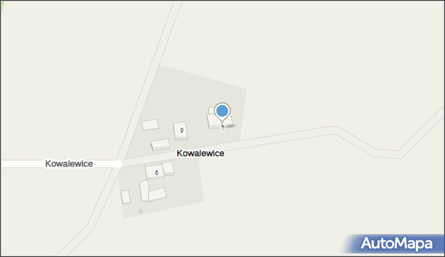 Kowalewice, Kowalewice, 7, mapa Kowalewice