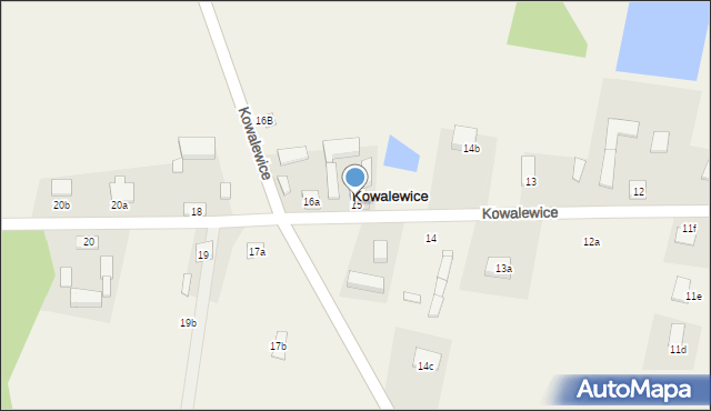 Kowalewice, Kowalewice, 15, mapa Kowalewice