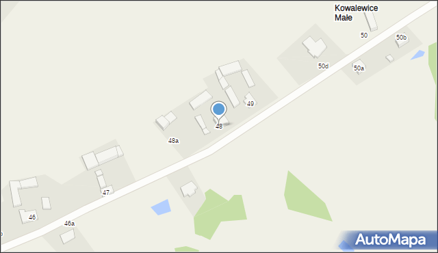 Kowalewice, Kowalewice, 48, mapa Kowalewice