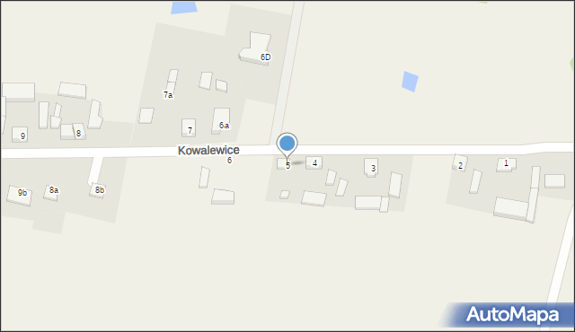 Kowalewice, Kowalewice, 5, mapa Kowalewice