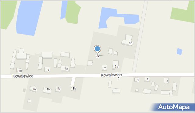 Kowalewice, Kowalewice, 7a, mapa Kowalewice