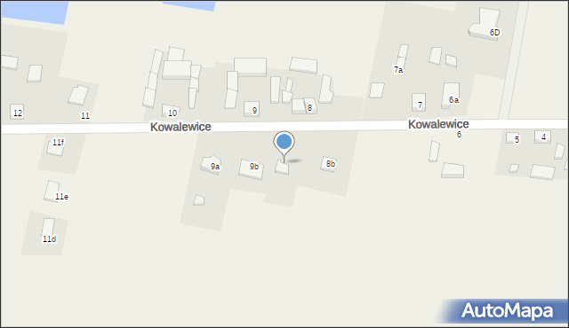 Kowalewice, Kowalewice, 8a, mapa Kowalewice