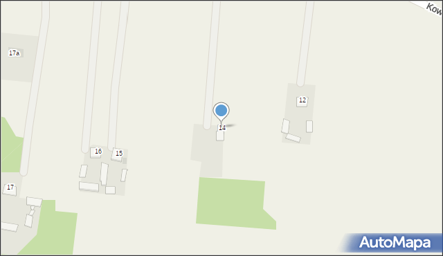Kowalewice Nowe, Kowalewice Nowe, 14, mapa Kowalewice Nowe