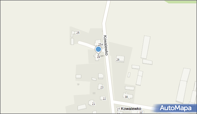 Kowalewko, Kowalewko, 24, mapa Kowalewko