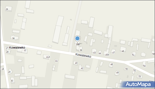 Kowalewko, Kowalewko, 39B, mapa Kowalewko