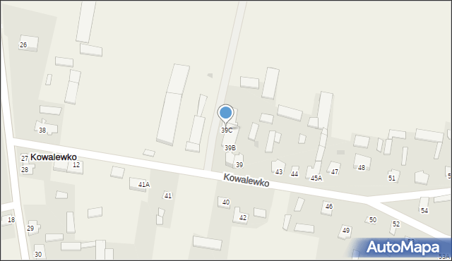 Kowalewko, Kowalewko, 39C, mapa Kowalewko