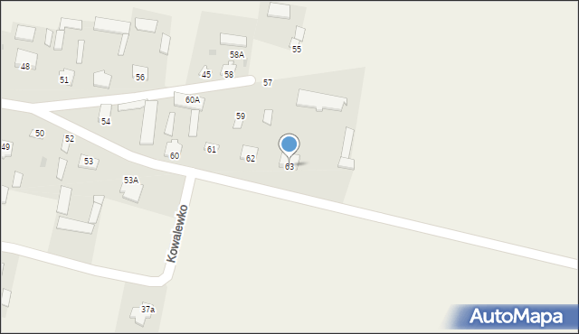 Kowalewko, Kowalewko, 63, mapa Kowalewko