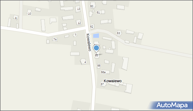 Kowalewo, Kowalewo, 65, mapa Kowalewo