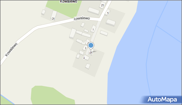 Kowalewo, Kowalewo, 4A, mapa Kowalewo
