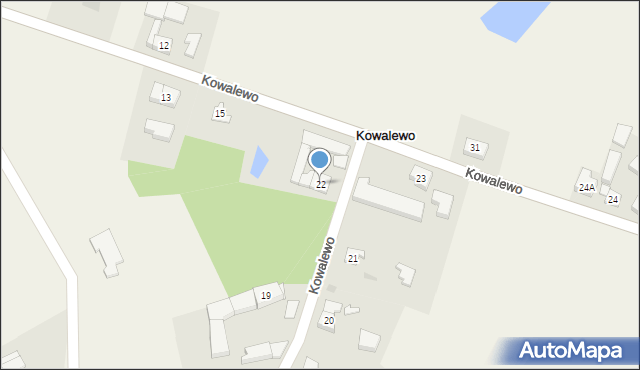 Kowalewo, Kowalewo, 22, mapa Kowalewo