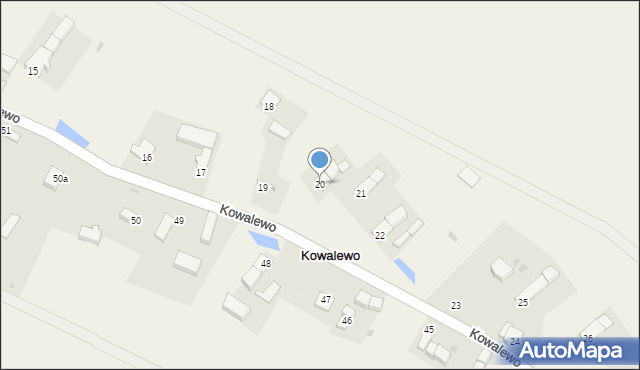 Kowalewo, Kowalewo, 20, mapa Kowalewo