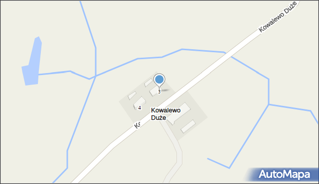 Kowalewo Duże, Kowalewo Duże, 3, mapa Kowalewo Duże