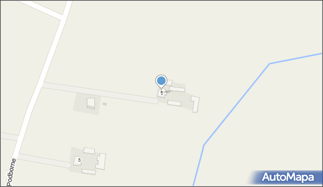 Kowalewo Podborne, Kowalewo Podborne, 5, mapa Kowalewo Podborne