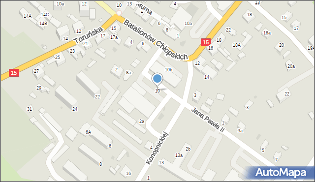 Kowalewo Pomorskie, Konopnickiej Marii, 2, mapa Kowalewo Pomorskie
