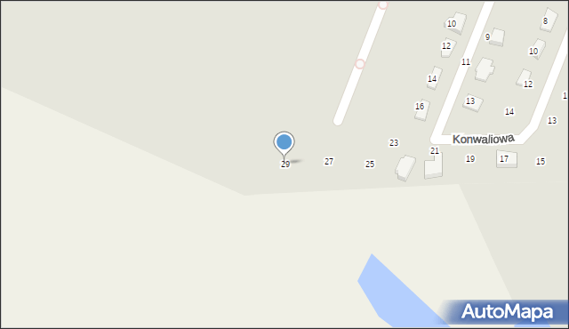 Kowalewo Pomorskie, Konwaliowa, 29, mapa Kowalewo Pomorskie