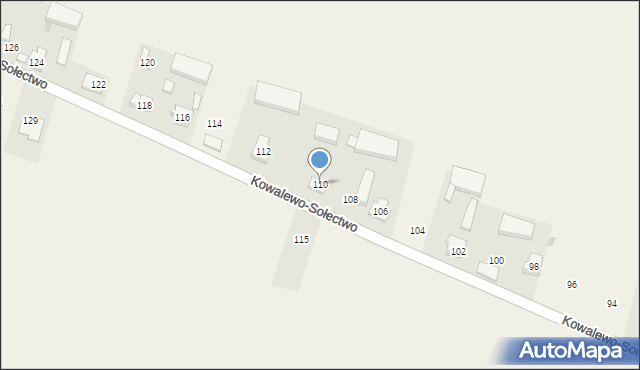 Kowalewo-Sołectwo, Kowalewo-Sołectwo, 110, mapa Kowalewo-Sołectwo