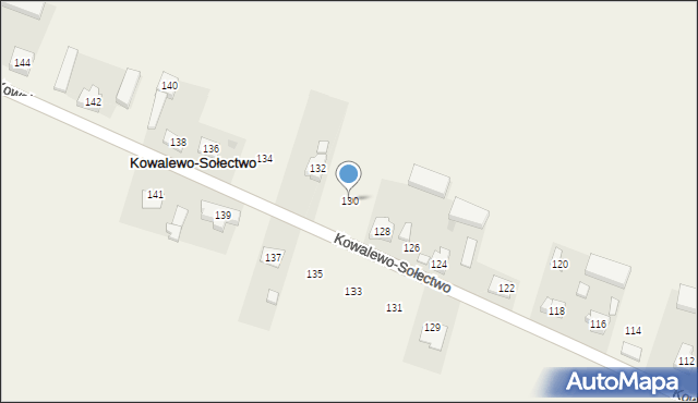 Kowalewo-Sołectwo, Kowalewo-Sołectwo, 130, mapa Kowalewo-Sołectwo
