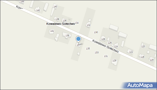 Kowalewo-Sołectwo, Kowalewo-Sołectwo, 137, mapa Kowalewo-Sołectwo