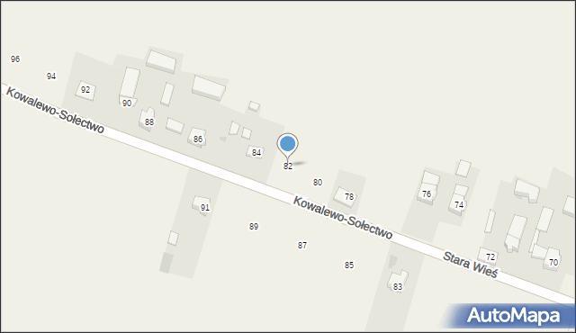 Kowalewo-Sołectwo, Kowalewo-Sołectwo, 82, mapa Kowalewo-Sołectwo