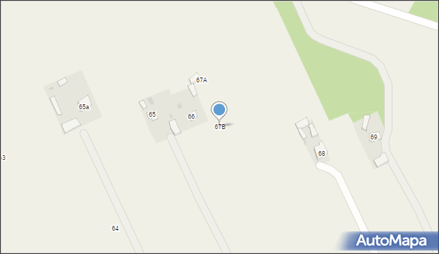 Kowalin, Kowalin, 67B, mapa Kowalin