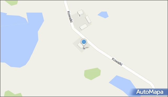 Kowalki, Kowalki, 8a, mapa Kowalki